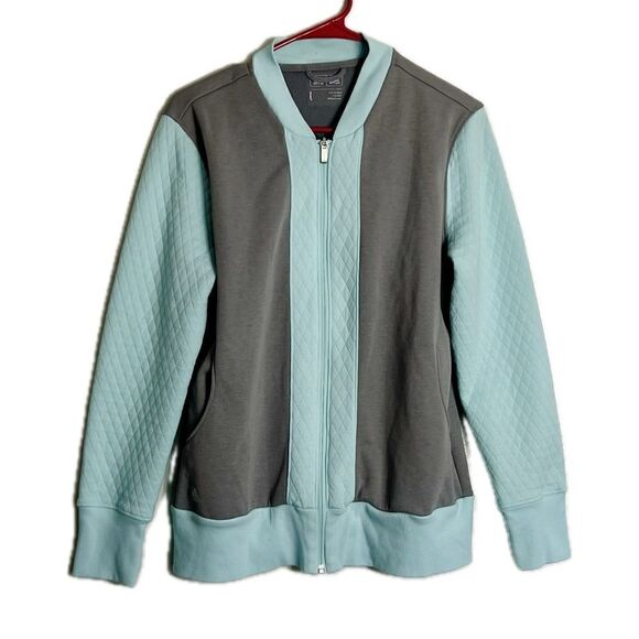 Adidas advanced quilted bomber jacket women’s size large - Picture 1 of 6